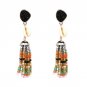 Beaded Tassel Earrings Charm Bohemia Long Colorful Earrings For Women Boho Drop Earrings Dangle Fash