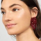Fashion Jewelry Beads Earrings Bohemia Drop Fringe Crystal Earrings For Women Statement Tassel Earri