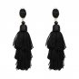 Bohemian Fashion Ethnic Beaded Drop Tassel Earrings Indian Long Dangling Fringe Earrings For Women B