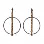 2017 Round Earrings Geometric Beads Drop Earrings For Women Vintage Statement Long Pendant Dangle Ea