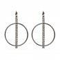2017 Round Earrings Geometric Beads Drop Earrings For Women Vintage Statement Long Pendant Dangle Ea