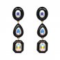 Hot Sale Elegant Classic Pendientes Mujer New Colorful Crystal Water Drop Dangle Earrings For Women