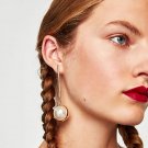 JUJIA Hot Sale Fashion Trendy Simulated Pearl Long Earrings Wedding Drop Dangle Earrings For Women B