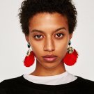 JUJIA Ethnic Handmade Tassel Earring Statement Fringe Earrings  Boho Drop Earings Fashion Jewelry Fo