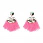 JUJIA Ethnic Handmade Tassel Earring Statement Fringe Earrings Boho Drop Earings Fashion Jewelry Fo