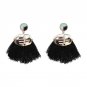 JUJIA Ethnic Handmade Tassel Earring Statement Fringe Earrings Boho Drop Earings Fashion Jewelry Fo