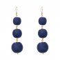Boho Statement Jewelry Dangle Drop Earrings For Women Pom Pom Earrings Long Ball Earring pendientes