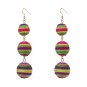 Boho Statement Jewelry Dangle Drop Earrings For Women Pom Pom Earrings Long Ball Earring pendientes