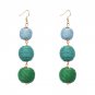 Boho Statement Jewelry Dangle Drop Earrings For Women Pom Pom Earrings Long Ball Earring pendientes