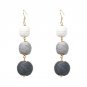 Boho Statement Jewelry Dangle Drop Earrings For Women Pom Pom Earrings Long Ball Earring pendientes