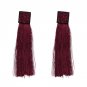 JUJIA Vintage Accessories Rhinestone Crystal Tassel Earrings For Women Statement Fringed Earrings Pe