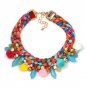 Women Colthing Accessories Bohemian Charm beaded Chains pendant Necklace Handmade Collier Pompous Ta
