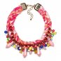 Women Colthing Accessories Bohemian Charm beaded Chains pendant Necklace Handmade Collier Pompous Ta
