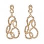 JUJIA 2 colors good quality metal New statement fashion Drop Earrings jewelry
