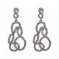 JUJIA 2 colors good quality metal New statement fashion Drop Earrings jewelry