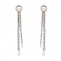 JUJIA New arrive 2017 women fashion design crystal simulated pearl statement dangle drop Earrings fo