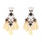 JUJIA MINI FALCON Tassel Earring Make a boho luxe statement fashion fringed statement stud earring F