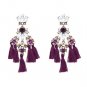 JUJIA MINI FALCON Tassel Earring Make a boho luxe statement fashion fringed statement stud earring F