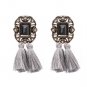 7 color hot sael earring fashion women crysta vintage tassel statement stud Earrings for women jewel