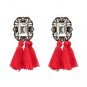 7 color hot sael earring fashion women crysta vintage tassel statement stud Earrings for women jewel