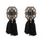 7 color hot sael earring fashion women crysta vintage tassel statement stud Earrings for women jewel
