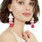JUJIA fashion Designer tassel earrings Jewelry Hot Selling women long Gabriela Fringe Drops dangle e
