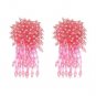 JUJIA vintage hand made crystal beads earrings fashion women statement dangle drop Earrings for wome