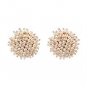 JUJIA Luxury Statement Flower Crystal Beaded Stud Earrings For Girls Fashion Earring Women Wholesale