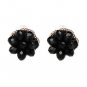 JUJIA Luxury Statement Flower Crystal Beaded Stud Earrings For Girls Fashion Earring Women Wholesale