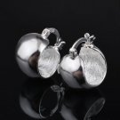 1 Pair Fashion Classic Jewellery Silver U-Shaped Hoop Earrings