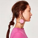 Miwens Big Brand ZA Design T Stage Show Simple Fashion Earrings Multilayer Round Metal Fashion State