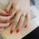 Fashion Geometry 3Pcs/Set Fashion Design Stack Above Knuckle Nail Ring GD