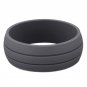 8MM Size 6-12 Hypoallergenic Crossfit Flexible Rubber Silicone Ring Finger Rings For Men Women Weddi