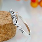 HOMOD 2017 New Silver Color Sparkling Bow Knot Stackable Pandora Ring Micro Pave CZ for Women Weddin