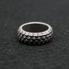 1pcs Viking Dragon Rings Jewelry Feather Ring Unique Dragonscale Rings For Women Men Size 8 Antique 