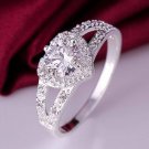 FAMSHIN The new cute hot silver ring fashion jewelry charm Lady stone wedding stone high quality cry