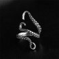 JEXXI Gothic Punk Deep sea Octopus Finger Opened Ring for Women Men Pub Fashion Jewelry Adjustable S