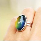 2016 Crystal Jewelry Changing Color Mood Ring Temperature Emotion Feeling RINGS MOOD Adjustable Size