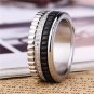 ZINDOV Luxury Brand Women Ring Stainless Steel Rose Gold Black Silver Gold Zirconia Jewelry Men Wedd