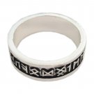 Viking Rings Man\'s Custom Rune Letter Ring Wedding Anel Nordic Vintage Men Jewelry