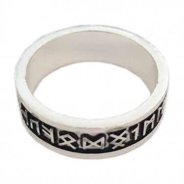 Viking Rings Man\'s Custom Rune Letter Ring Wedding Anel Nordic Vintage Men Jewelry