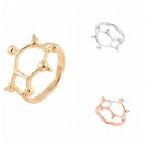 Oly2u  Caffeine Molecule Ring Girl Chemistry Jewelry Science Jewelry Rings for Women Gifts