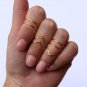 PINJEAS Midi Rings Boho Chic handmade  Plated wholesale Knuckle Set Stacking Bohemian Minimalistic J
