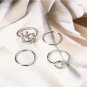 Free shipping! Wholesale rose flower crystal Hollow moon suit tail rings for women High-grade engage