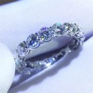 choucong Fine Jewelry Women Band 925 sterling Silver ring 3ct Diamonique 5A Zircon Cz Engagement Wed