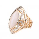 2015 Latest Retro Fashion Lace Hollow Horse Eye AAA Opal Rings For Women Ancient Roman Empress Silve