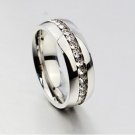 Geometric Design Women Fashion Wedding Ring Rose Gold Ring Titanium Steel Rings For Women Summer Eng