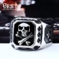 Beier 316L Stainless Steel ring biker Ring skull Man\'s special copper fashion jewelry BR8-331