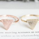 Min 1pc Trendy Triangle Ring Tiny Midi Rings For Women Simple Design Knuckle  Ring JZ208