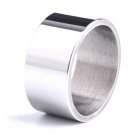 free shipping Light version wide wedding  rings for men 316L Stainless Steel women ring jewelry  who